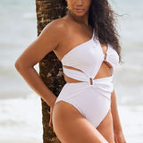 Chanel Iman - Adelina White Swimsuit | Moeva | Swimsuit | Each week unveils new pieces—luxury swimwear, fluid resort silhouettes, and elevated summer-to-evening essentials designed to carry you from coastal escapes to city nights.