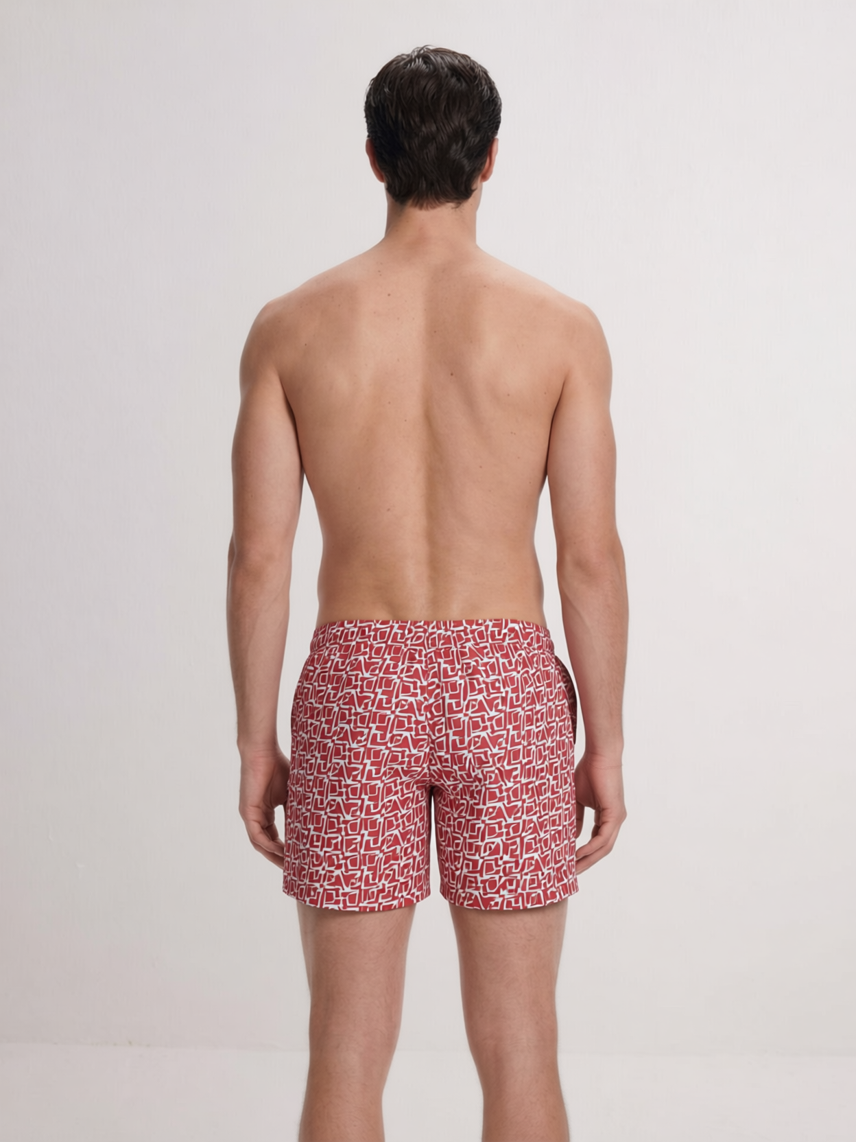 Louis Red Mosaic Quick-Dry Swim Shorts | Moeva | Shorts | Each week unveils new pieces—luxury swimwear, fluid resort silhouettes, and elevated summer-to-evening essentials designed to carry you from coastal escapes to city nights.