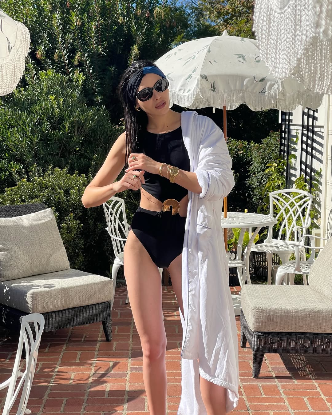 Natalie Lim Suarez - Honora Black High Neck Swimsuit | Moeva | Swimsuit | Each week unveils new pieces—luxury swimwear, fluid resort silhouettes, and elevated summer-to-evening essentials designed to carry you from coastal escapes to city nights.