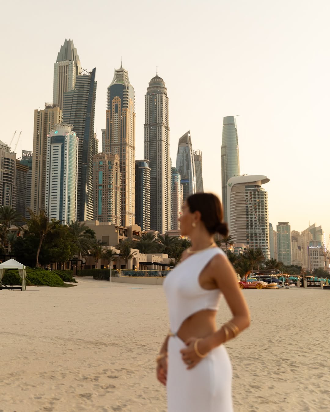 Julia Mateian - Violet White One-Shoulder Textured Maxi Dress with Cut-Out Detail | Moeva | Dress | Each week unveils new pieces—luxury swimwear, fluid resort silhouettes, and elevated summer-to-evening essentials designed to carry you from coastal escapes to city nights.