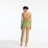 Aliana Green Macrame Net Maxi Dress with Glass Bead Details | Moeva | Dress | Each week unveils new pieces—luxury swimwear, fluid resort silhouettes, and elevated summer-to-evening essentials designed to carry you from coastal escapes to city nights.
