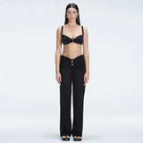 Angelique Black High Waist Beach Pant | Moeva | Pants | Each week unveils new pieces—luxury swimwear, fluid resort silhouettes, and elevated summer-to-evening essentials designed to carry you from coastal escapes to city nights.