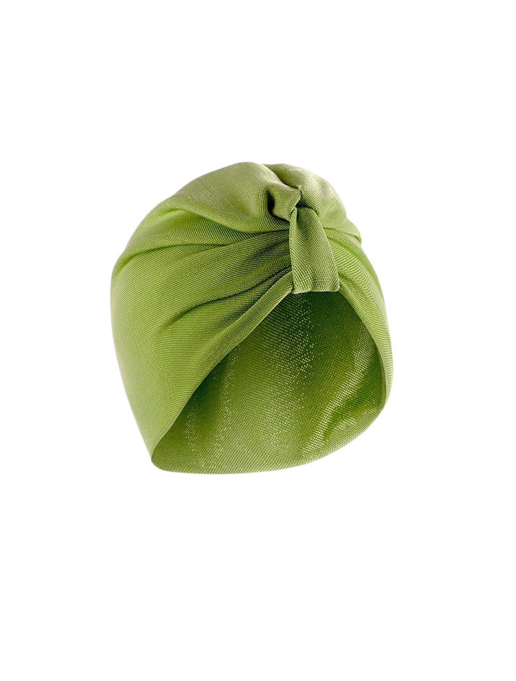 Noor Green Turban | Moeva | Turban | Each week unveils new pieces—luxury swimwear, fluid resort silhouettes, and elevated summer-to-evening essentials designed to carry you from coastal escapes to city nights.