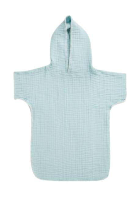 Piccolo Blue Kids Hooded Poncho Towel | Moeva | Kids Beach Towels | Each week unveils new pieces—luxury swimwear, fluid resort silhouettes, and elevated summer-to-evening essentials designed to carry you from coastal escapes to city nights.