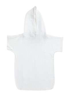 Piccolo White Kids Hooded Poncho Towel | Moeva | Towel | Each week unveils new pieces—luxury swimwear, fluid resort silhouettes, and elevated summer-to-evening essentials designed to carry you from coastal escapes to city nights.