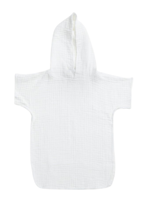 Piccolo White Kids Hooded Poncho Towel | Moeva | Towel | Each week unveils new pieces—luxury swimwear, fluid resort silhouettes, and elevated summer-to-evening essentials designed to carry you from coastal escapes to city nights.