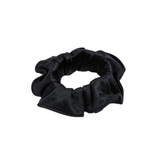 Peggy Black Satin Scrunchie | Moeva | Headband | Each week unveils new pieces—luxury swimwear, fluid resort silhouettes, and elevated summer-to-evening essentials designed to carry you from coastal escapes to city nights.