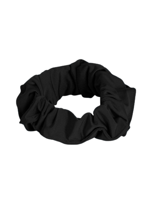 Peggy Black Scrunchie | Moeva | Scrunchie | Each week unveils new pieces—luxury swimwear, fluid resort silhouettes, and elevated summer-to-evening essentials designed to carry you from coastal escapes to city nights.