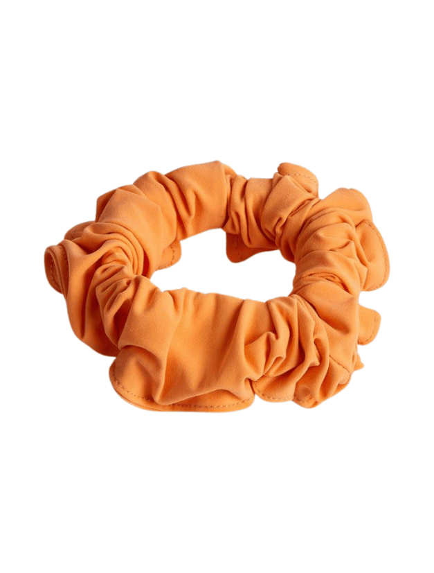 Peggy Orange Scrunchie | Moeva | Scrunchie | Each week unveils new pieces—luxury swimwear, fluid resort silhouettes, and elevated summer-to-evening essentials designed to carry you from coastal escapes to city nights.