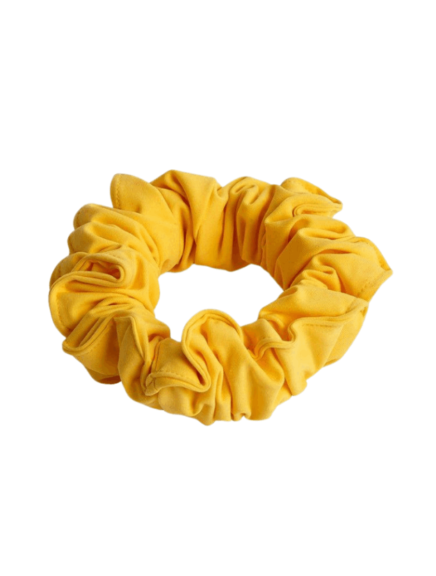 Peggy Yellow Scrunchie | Moeva | Scrunchie | Each week unveils new pieces—luxury swimwear, fluid resort silhouettes, and elevated summer-to-evening essentials designed to carry you from coastal escapes to city nights.