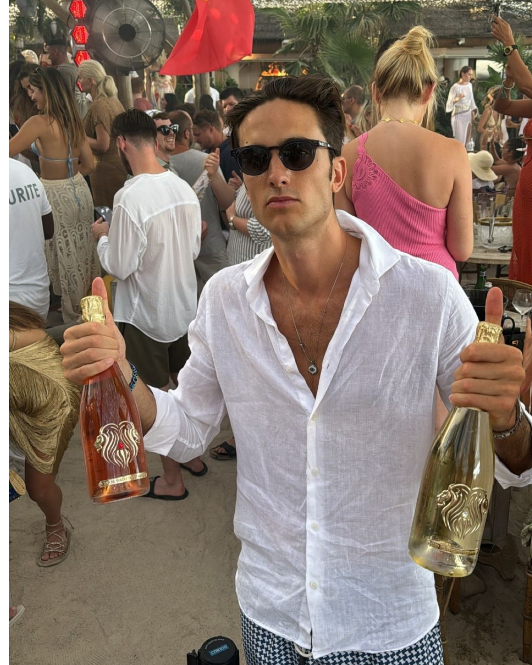 The European Kid - Harry White Linen Shirt with Spread Collar | Moeva | Men Classic Collar Shirts | Each week unveils new pieces—luxury swimwear, fluid resort silhouettes, and elevated summer-to-evening essentials designed to carry you from coastal escapes to city nights.
