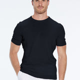 Baron Black Round-Neck Cotton T-Shirt | Moeva | | Each week unveils new pieces—luxury swimwear, fluid resort silhouettes, and elevated summer-to-evening essentials designed to carry you from coastal escapes to city nights.