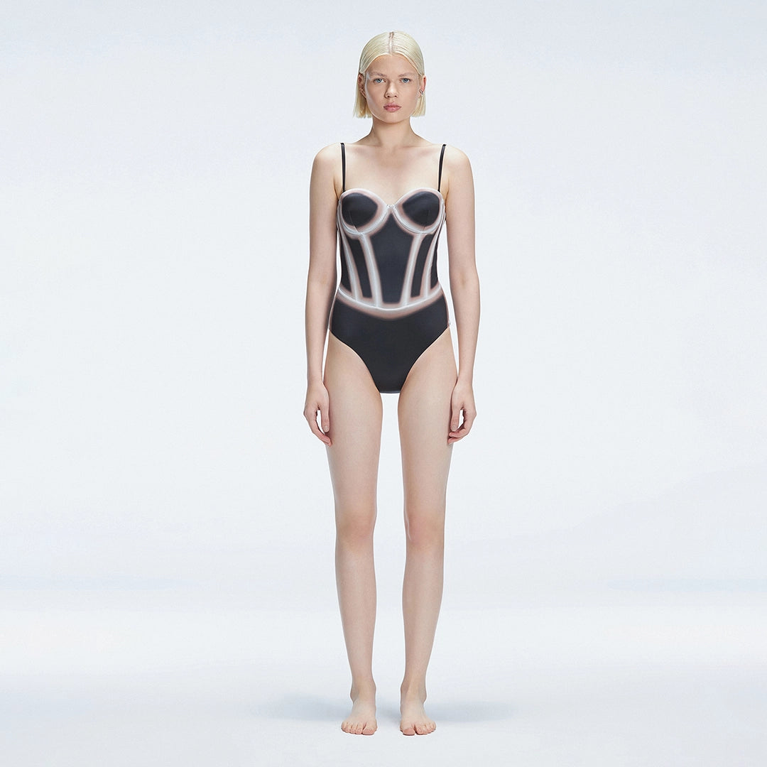 Camilla Black Underwired Swimsuit | Moeva | One-Piece | Each week unveils new pieces—luxury swimwear, fluid resort silhouettes, and elevated summer-to-evening essentials designed to carry you from coastal escapes to city nights.
