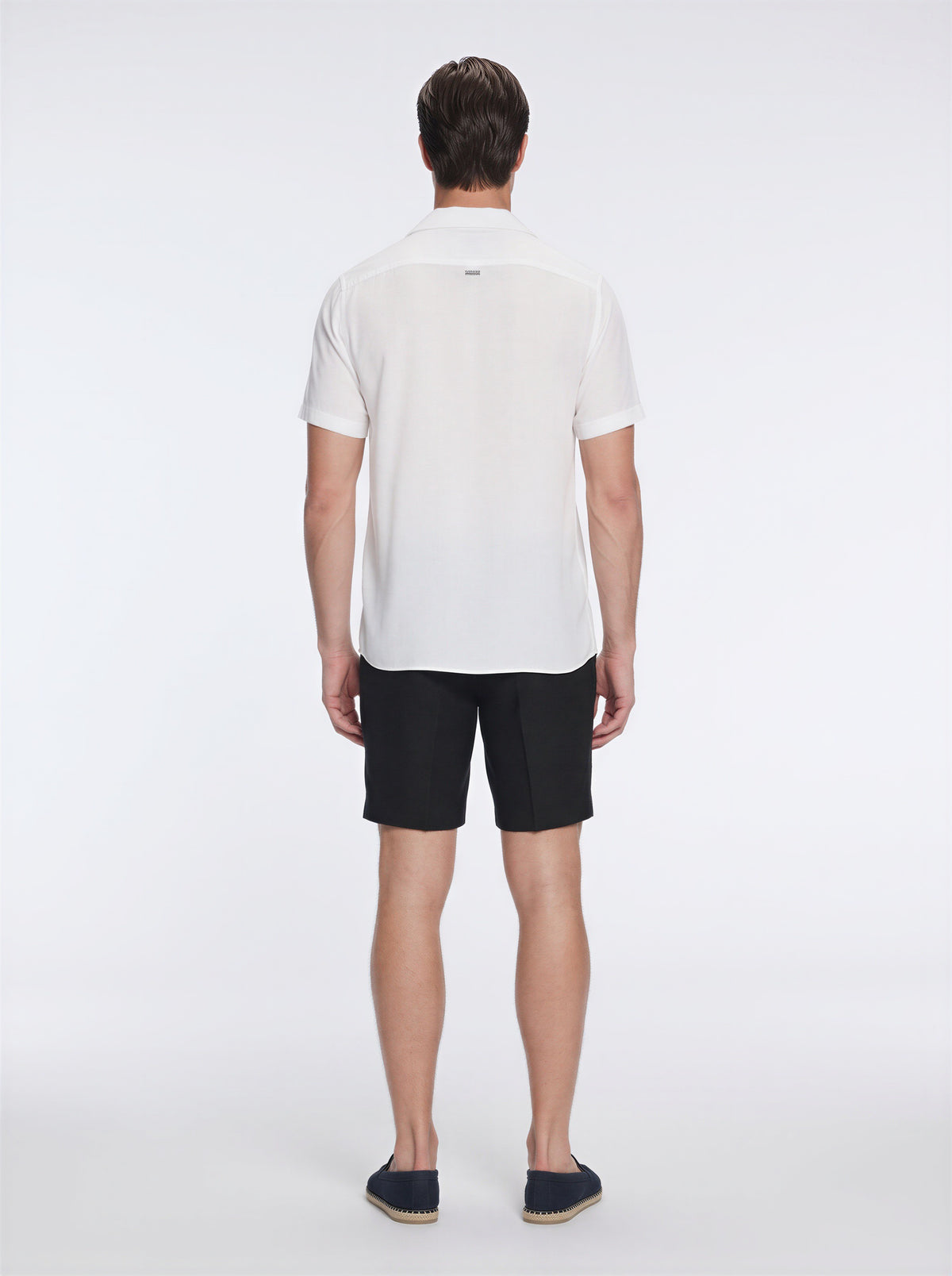 Caspian White Tencel Camp-Collar Shirt | Moeva | Shirt | Each week unveils new pieces—luxury swimwear, fluid resort silhouettes, and elevated summer-to-evening essentials designed to carry you from coastal escapes to city nights.
