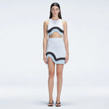 Cecilia Blue Degraded Knit Crop Top | Moeva | Crop Top | Each week unveils new pieces—luxury swimwear, fluid resort silhouettes, and elevated summer-to-evening essentials designed to carry you from coastal escapes to city nights.