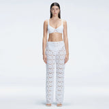 Elysia White Lace Crochet High-Waist Pants | Moeva | Set | Each week unveils new pieces—luxury swimwear, fluid resort silhouettes, and elevated summer-to-evening essentials designed to carry you from coastal escapes to city nights.