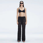 Elysia Black Lace Crochet High Waist Pants | Moeva | Set | Each week unveils new pieces—luxury swimwear, fluid resort silhouettes, and elevated summer-to-evening essentials designed to carry you from coastal escapes to city nights.