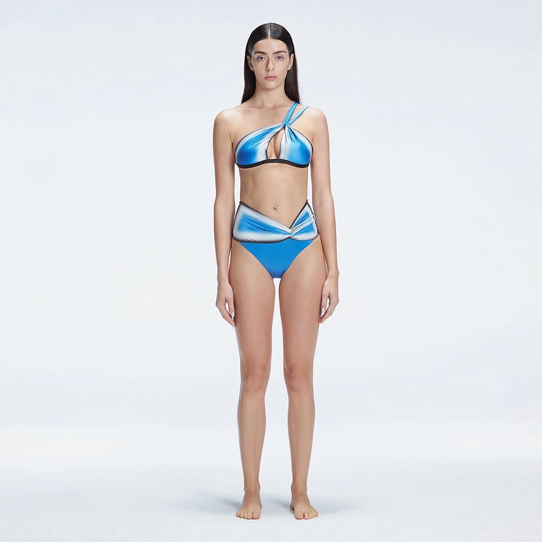 Eva Blue One Shoulder High Waist Satin Bikini Set | Moeva | | Each week unveils new pieces—luxury swimwear, fluid resort silhouettes, and elevated summer-to-evening essentials designed to carry you from coastal escapes to city nights.