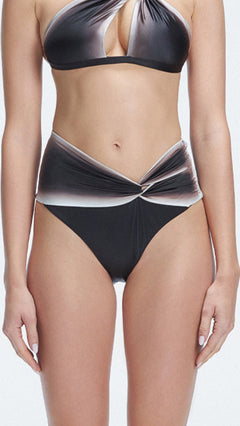 Eva Black High Waist Satin Bikini Bottom | Moeva | Bikini Bottom | Each week unveils new pieces—luxury swimwear, fluid resort silhouettes, and elevated summer-to-evening essentials designed to carry you from coastal escapes to city nights.