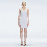 Heather Square Neck Knit Mini Dress Slit Detail | Moeva | Dress | Each week unveils new pieces—luxury swimwear, fluid resort silhouettes, and elevated summer-to-evening essentials designed to carry you from coastal escapes to city nights.