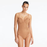 Rue Bronze Underwired Crochet Swimsuit with Tie-Back | Moeva | Swimsuit | Each week unveils new pieces—luxury swimwear, fluid resort silhouettes, and elevated summer-to-evening essentials designed to carry you from coastal escapes to city nights.
