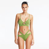 Cassia Green Underwired Mid Coverage Bikini Set | Moeva | Bikini Set | Each week unveils new pieces—luxury swimwear, fluid resort silhouettes, and elevated summer-to-evening essentials designed to carry you from coastal escapes to city nights.