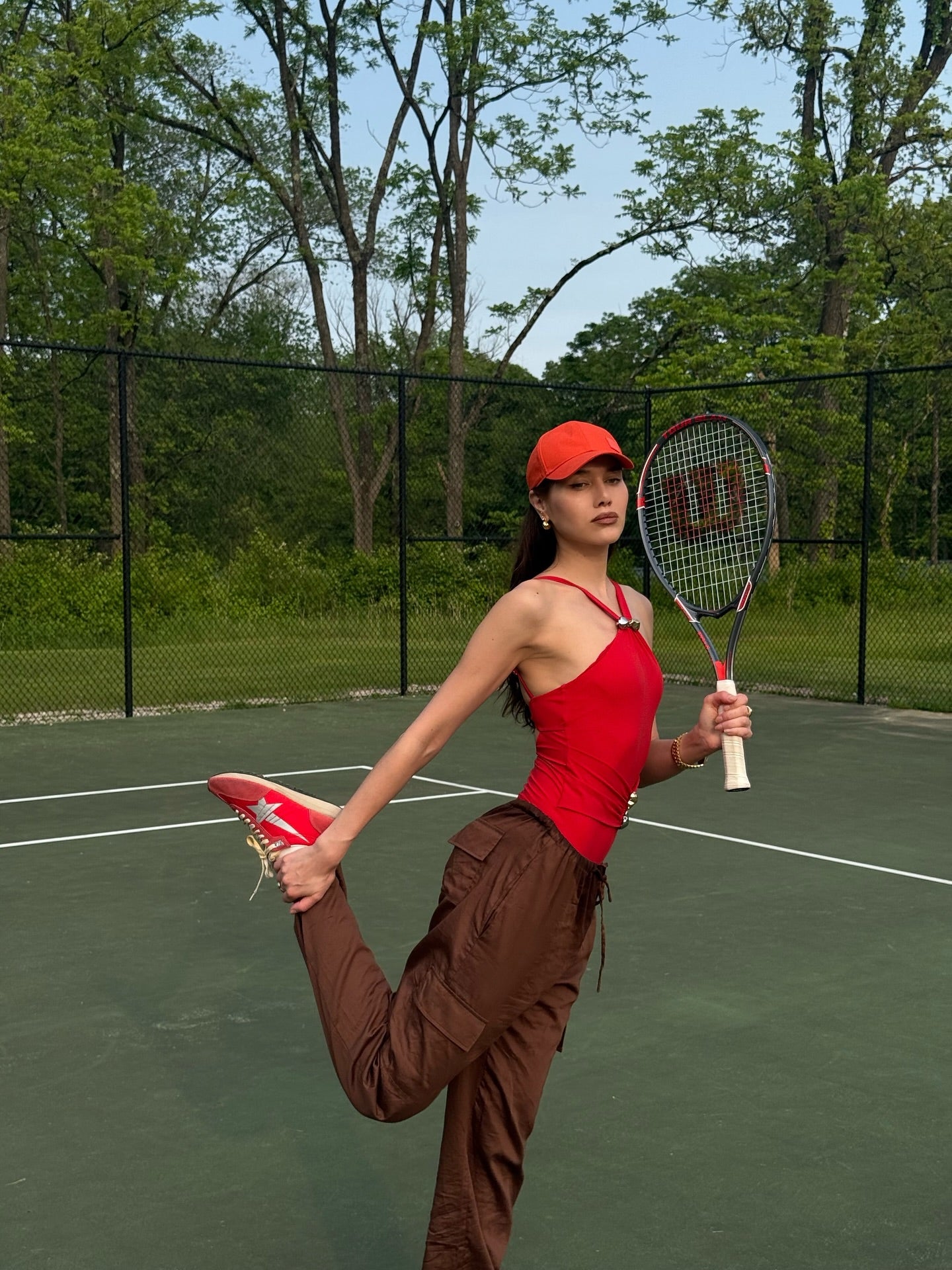 Natalie Lim Suarez - Lyra Red Halter Swimsuit | Moeva | One-Piece | Each week unveils new pieces—luxury swimwear, fluid resort silhouettes, and elevated summer-to-evening essentials designed to carry you from coastal escapes to city nights.