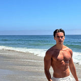 Miro Gerede Erkaya - Louis White Quick-Dry Swim Shorts | Moeva | Shorts | Each week unveils new pieces—luxury swimwear, fluid resort silhouettes, and elevated summer-to-evening essentials designed to carry you from coastal escapes to city nights.