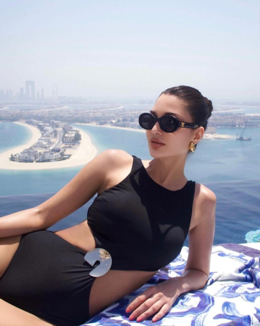 Alice Abdel Aziz - Honora Black High Neck Swimsuit | Moeva | Swimsuit | Each week unveils new pieces—luxury swimwear, fluid resort silhouettes, and elevated summer-to-evening essentials designed to carry you from coastal escapes to city nights.