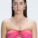 Ilana Gradient Bandeau Satin Bikini Top | Moeva | Bikini Top | Each week unveils new pieces—luxury swimwear, fluid resort silhouettes, and elevated summer-to-evening essentials designed to carry you from coastal escapes to city nights.