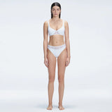 Lorelai White Underwired Full Coverage Solid Bikini Sets | Moeva | Bikini Set | Each week unveils new pieces—luxury swimwear, fluid resort silhouettes, and elevated summer-to-evening essentials designed to carry you from coastal escapes to city nights.