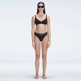 Lorelai Black Underwired Full Coverage Solid Bikini Sets | Moeva | Bikini Set | Each week unveils new pieces—luxury swimwear, fluid resort silhouettes, and elevated summer-to-evening essentials designed to carry you from coastal escapes to city nights.