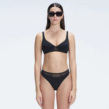 Lorelai Black Underwired Full Coverage Solid Bikini Sets | Moeva | Bikini Set | Each week unveils new pieces—luxury swimwear, fluid resort silhouettes, and elevated summer-to-evening essentials designed to carry you from coastal escapes to city nights.