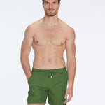 Louis Army Green Quick-Dry Swim Shorts | Moeva | Shorts | Each week unveils new pieces—luxury swimwear, fluid resort silhouettes, and elevated summer-to-evening essentials designed to carry you from coastal escapes to city nights.