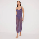 Lulusar Lilac Metallic Knitted Maxi Dress | Moeva | Dress | Each week unveils new pieces—luxury swimwear, fluid resort silhouettes, and elevated summer-to-evening essentials designed to carry you from coastal escapes to city nights.