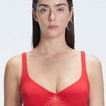 Lorelai Red Underwired Solid Bikini Top | Moeva | Bikini Top | Each week unveils new pieces—luxury swimwear, fluid resort silhouettes, and elevated summer-to-evening essentials designed to carry you from coastal escapes to city nights.