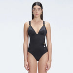 Marina Black V Neck Swimsuit | Moeva | Swimsuit | Each week unveils new pieces—luxury swimwear, fluid resort silhouettes, and elevated summer-to-evening essentials designed to carry you from coastal escapes to city nights.