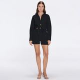 Hanson Shirt and Masha Shorts Black Set | Moeva | Set | Each week unveils new pieces—luxury swimwear, fluid resort silhouettes, and elevated summer-to-evening essentials designed to carry you from coastal escapes to city nights.