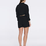 Hanson Shirt and Masha Shorts Black Set | Moeva | Set | Each week unveils new pieces—luxury swimwear, fluid resort silhouettes, and elevated summer-to-evening essentials designed to carry you from coastal escapes to city nights.