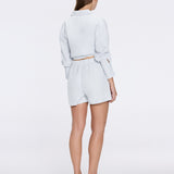 Hanson Shirt and Masha Shorts White Set | Moeva | Set | Each week unveils new pieces—luxury swimwear, fluid resort silhouettes, and elevated summer-to-evening essentials designed to carry you from coastal escapes to city nights.