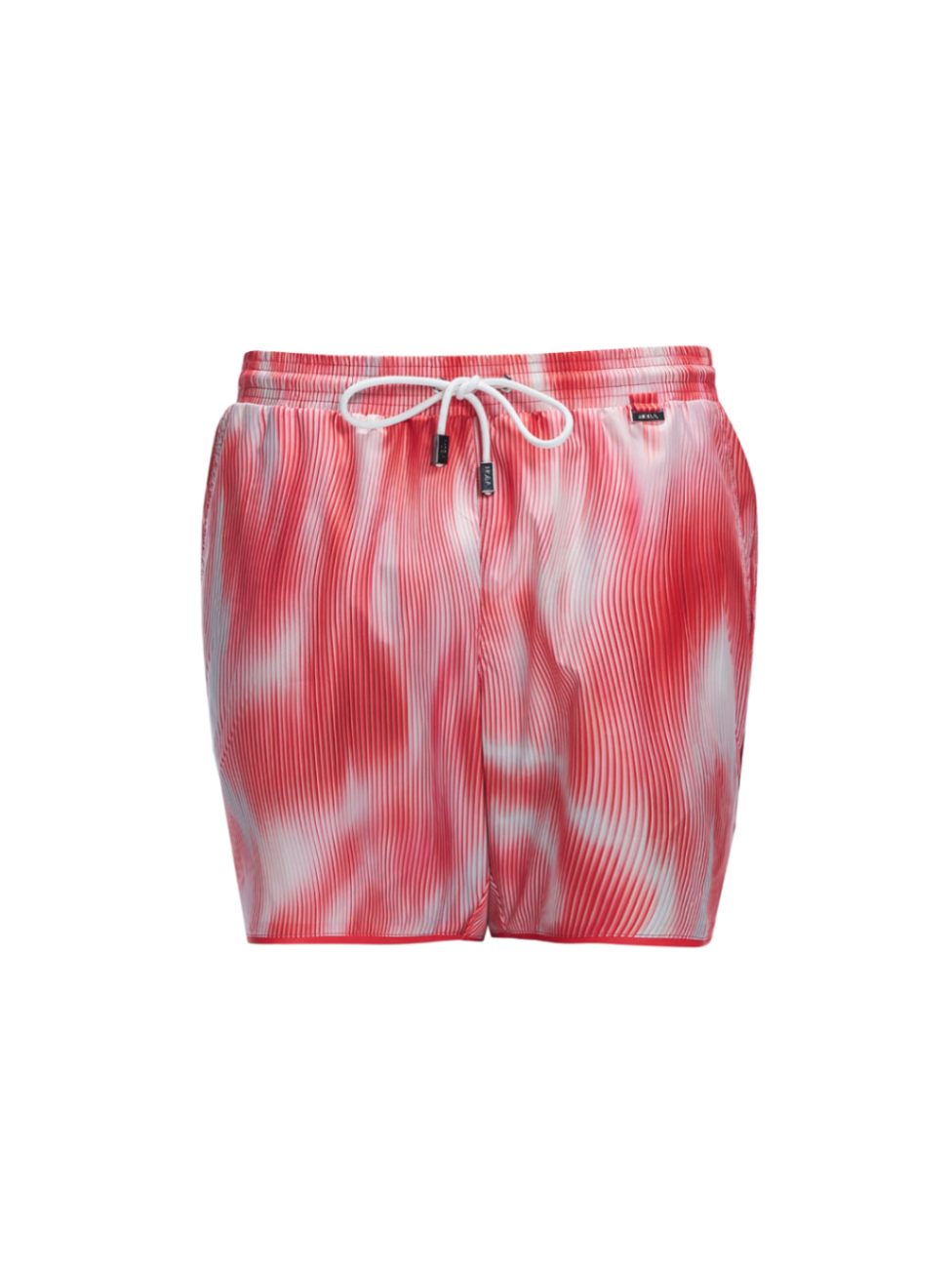 Griffin Red Sonar Swim Shorts | Moeva | Shorts | Each week unveils new pieces—luxury swimwear, fluid resort silhouettes, and elevated summer-to-evening essentials designed to carry you from coastal escapes to city nights.