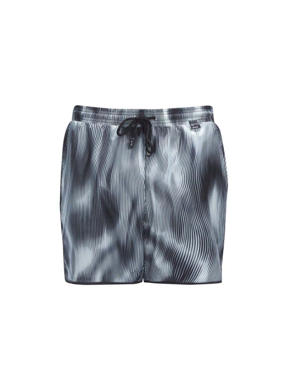 Griffin Black Sonar Swim Shorts | Moeva | Shorts | Each week unveils new pieces—luxury swimwear, fluid resort silhouettes, and elevated summer-to-evening essentials designed to carry you from coastal escapes to city nights.