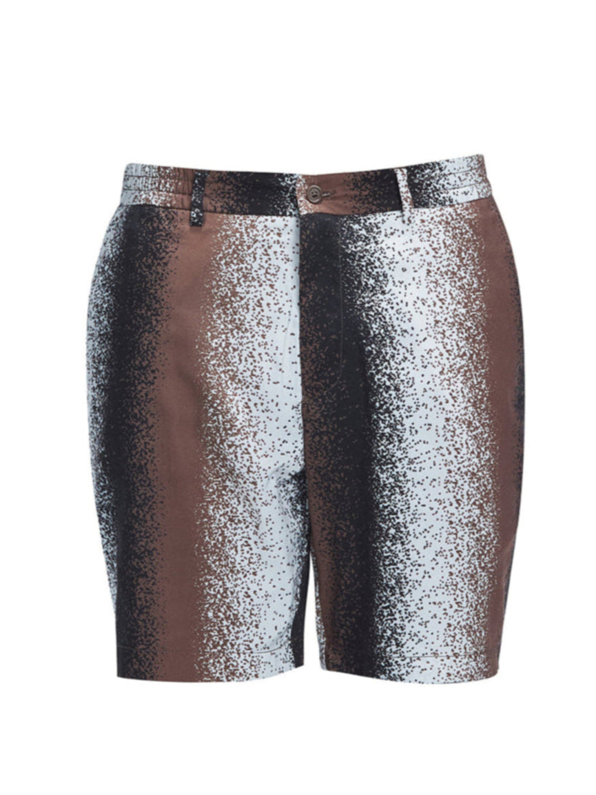 Dominic Brown Degraded Cotton Shorts | Moeva | Shorts | Each week unveils new pieces—luxury swimwear, fluid resort silhouettes, and elevated summer-to-evening essentials designed to carry you from coastal escapes to city nights.