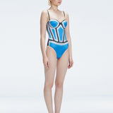 Camilla Blue Underwired Swimsuit | Moeva | One-Piece | Each week unveils new pieces—luxury swimwear, fluid resort silhouettes, and elevated summer-to-evening essentials designed to carry you from coastal escapes to city nights.