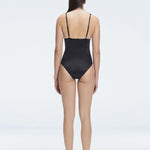 Marina Black V Neck Swimsuit | Moeva | Swimsuit | Each week unveils new pieces—luxury swimwear, fluid resort silhouettes, and elevated summer-to-evening essentials designed to carry you from coastal escapes to city nights.