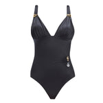 Marina Black V Neck Swimsuit | Moeva | Swimsuit | Each week unveils new pieces—luxury swimwear, fluid resort silhouettes, and elevated summer-to-evening essentials designed to carry you from coastal escapes to city nights.