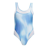 Calista Blue Plunge Scoop Neck Swimsuit | Moeva | One-Piece | Each week unveils new pieces—luxury swimwear, fluid resort silhouettes, and elevated summer-to-evening essentials designed to carry you from coastal escapes to city nights.