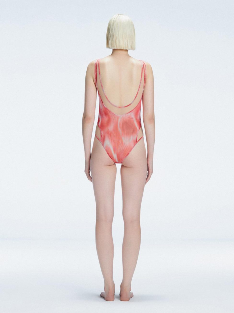 Calista Red Plunge Scoop Neck Swimsuit | Moeva | One-Piece | Each week unveils new pieces—luxury swimwear, fluid resort silhouettes, and elevated summer-to-evening essentials designed to carry you from coastal escapes to city nights.