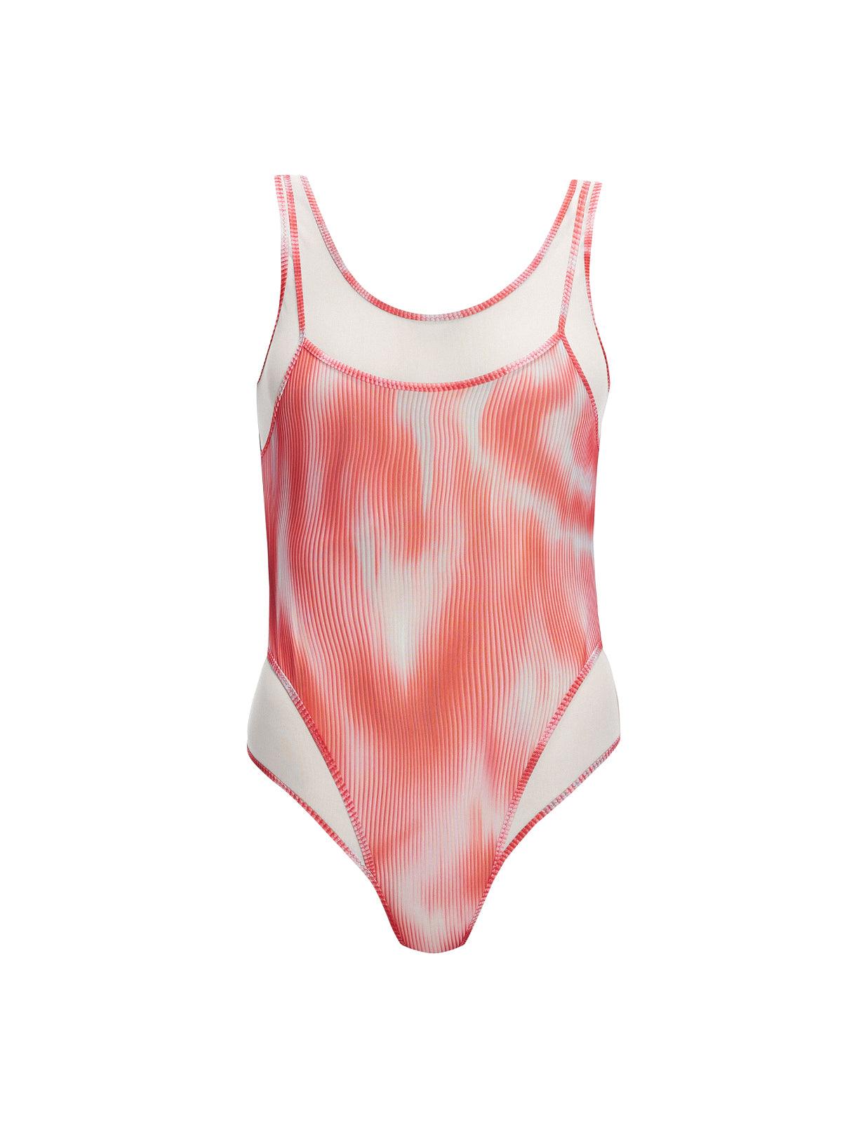 Calista Red Plunge Scoop Neck Swimsuit | Moeva | One-Piece | Each week unveils new pieces—luxury swimwear, fluid resort silhouettes, and elevated summer-to-evening essentials designed to carry you from coastal escapes to city nights.