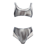 Rosalind Black Optical High Waist 3D Print Bikini Bottom | Moeva | Bikini Bottom | Each week unveils new pieces—luxury swimwear, fluid resort silhouettes, and elevated summer-to-evening essentials designed to carry you from coastal escapes to city nights.
